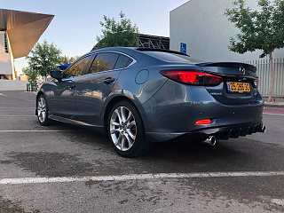Клыки(накладки) заднего бампера SkyActivSport Mazda 6 / Atenza GJ (2012 - 2018)