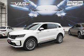 Электрические Пороги ATS для Kia Sorento IV с LED подсветкой (2020-2024)